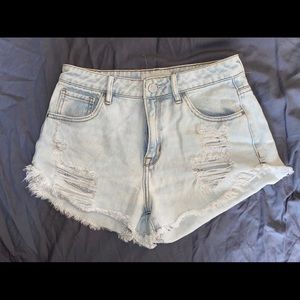 Denim shorts